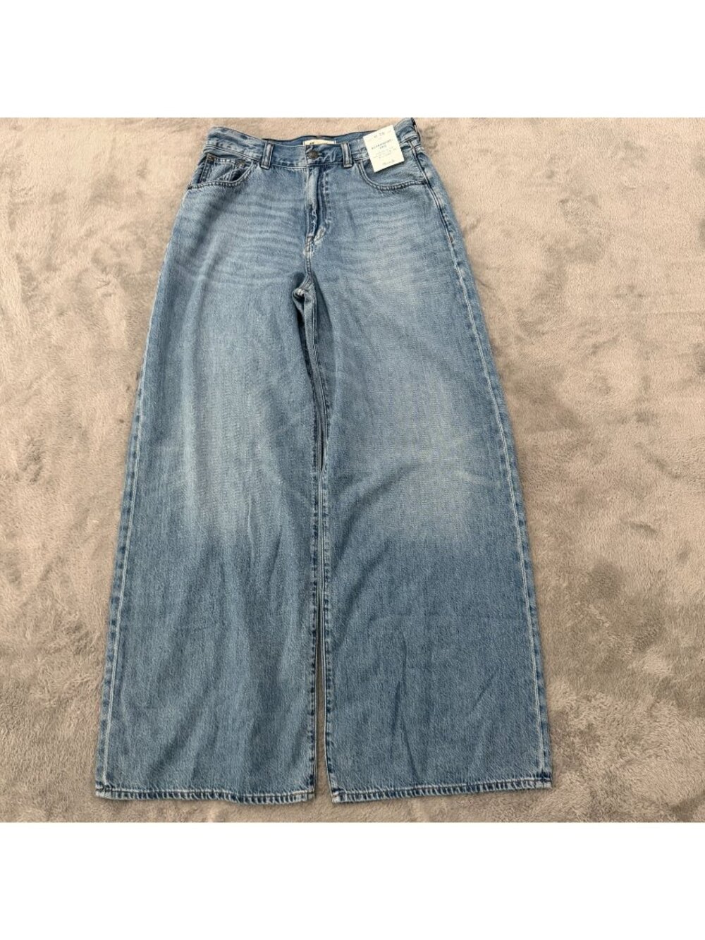 NWT Madewell Superwide Wide Leg High Rise Jeans Womens 28 6 High Rise